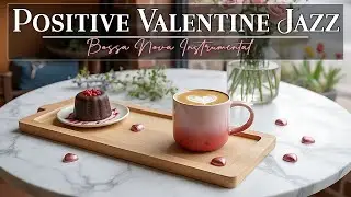 Positive Valentine Jazz ☕ Cozy Love Coffee Jazz & Sweet Bossa Nova Piano for Daily Energy 💖