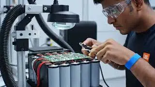 Inside the JBL speaker factory: producing the JBL PartyBox Encore Essential Bluetooth speaker.