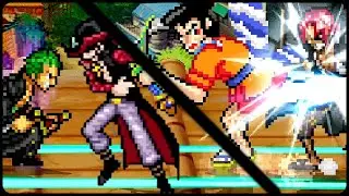 ZORO, ODEN VS SHANKS, MIHAWK - EPIC MUGEN BATTLE
