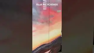 Ricoh VC 40000 inkjet press. Video taken at the Ricoh customer center in Boulder