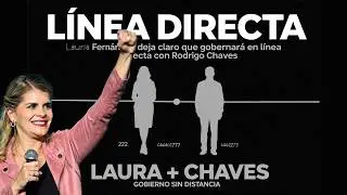 Laura Fern&aacute;ndez deja claro que gobernar&aacute; en l&iacute;nea directa con Rodrigo Chaves