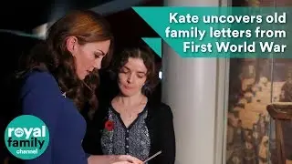 Kate uncovers old family letters from the First World War