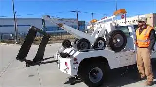 Sold! 2000 GMC Sierra 3500 4X4 Tow Truck Wheel Lift Wrecker Winch bidadoo.com