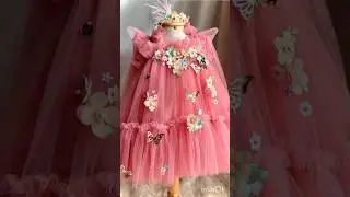 pink fairy frock | princess dress for baby girl #frockforbabygirl #babygirldress  #فستان  #فساتين