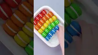 #shorts How to Make Chocolate Macarons, Satisfying Video Top Cake #cake #satisfyingcake