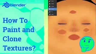How to Paint & Clone Textures? #HowToBlender