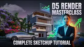 Beginner to Pro: Stunning Exterior Design Using SketchUp Free + D5 Render