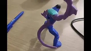 Purple Guy watches coconut Fred fruit salad island and gets grounded