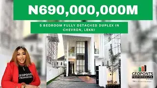 TOURING THIS EXTRAVAGANT 5 BEDROOM FULLY DETACHED DUPLEX IN CHEVRON #property #youtubegrowth