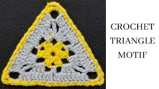 Crochet Triangle Motif