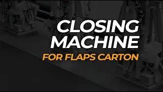 CLOSING MACHINE for flaps carton