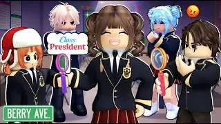 Lily Became Class President for the First Time | Berry Avenue Story 💝 Roblox Roleplay