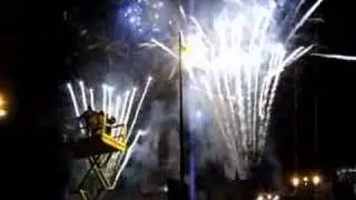Real Madrid Fireworks in Cibeles