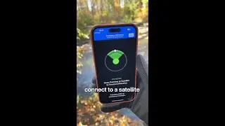 Apple's NEW Satellite SOS is HERE!! (Hands On) 🛰📱👀