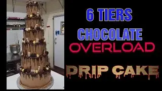 6 TIERS DRIP CAKE