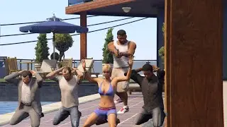GTA 5 Franklin Kills Tracey Michael Trevor And Lamar