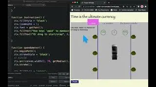 Javascipt Canvas Car Simulator