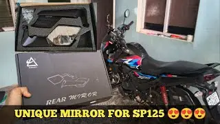 Best aerodynamic mirror for SP125 2025 😍 SP125 2025 mirror change 