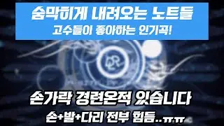 화면에서 비내리듯이 쏟아지는 노트들 EZ2DJ 최고 인기곡중 하나 EZ2ON에도 출시할곡! 핵고인물의 플레이!! - A Site De Ra Rue [ EZ2AC FINAL EX ]
