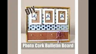 DIY Photo Bulletin Cork Board - $12