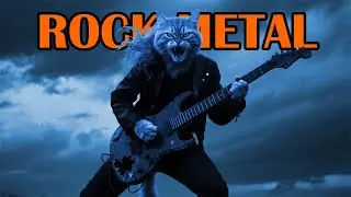 High-Voltage Rock Metal - Double-Kick Drums & Roaring Guitars | Workout Motivation Music