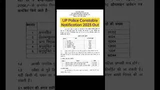 UP Police Constable Notification 2023 #uppoliceconstable  #uppolicenewvacancy #uppolicenotification