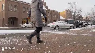 You've heard of heated floors. This city has heated streets.