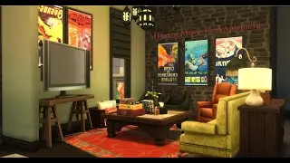 Horror Movie Fans Apartment 📽️ Sims 4 Speed Build