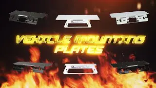 No Drill Magnetic Vehicle  Mounting Plate for Trucks - Add Lighting & Equipment