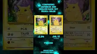 Comparing Japanese and English Base Set Value!