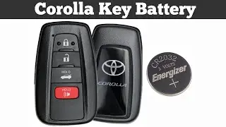Замена батареи брелока Toyota Corolla 2019&ndash;2022 годов выпуска &mdash; как заменить батарейки брелока
