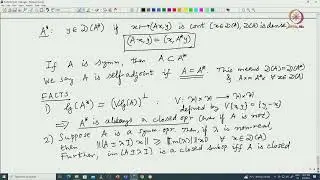 Lec 24 Perturbation of an operator, Kato theorems. Definition of a semi-group