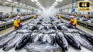 Inside the Korean Seafood Processing Factory: From Ocean Catch to Luxury Sashimi-Grade Fillets