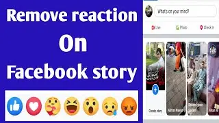 How to remove emoji || On facebook story || Remove reaction on facebook story || APK Reviews