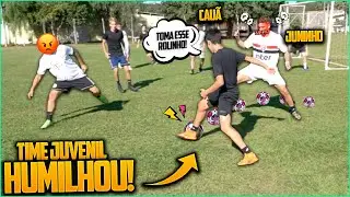 O TIME JUVENIL CONSEGUIU HUMILHAR O VOSSO CANAL &ldquo;profissional &ldquo; - ( jogo real )