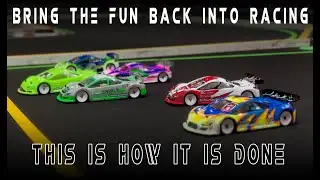 Touring car racing at its best.... Super friendly fun RC car racing