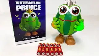 Unboxing Electric Cute Cow｜Watermelon Prince ｜Space Panda ｜Walking Dack Toy｜Dancing Old Man