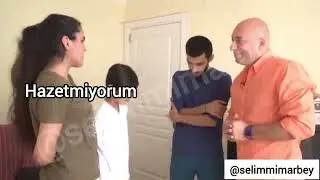 Mimar selim bey ev sahipleriyle dalga ge&ccedil;iyor