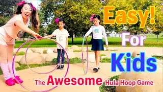The Awesome Hula Hoop Game ; Spinning Competition #hulahoop