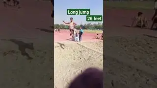 long jump 26 feet .. #shorts #viral #athlete
