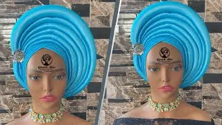 How to Make This Turban Gele: Full and detailed tutorial on how to make padded Turban Gele #turban
