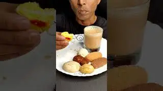 ASMR Eating Biscuits With Tea - S178