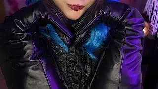 Asmr~🖤New leather gloves💙 #asmrvideo #asmrleathergloves #asmrwhispering