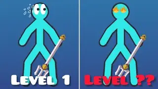 Supreme Duelist Stickman - Tôi cầm vũ khí mới Trident đánh boss từ lv1-41
