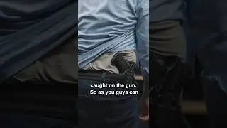 Как спрятать пистолет за бедром #ccw #скрытоеношение #edc