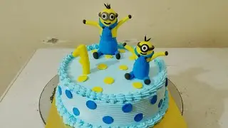 Minion Design Cake | Cute Minion Making Design Cake Video