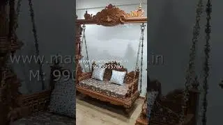 Indoor Swing in living room | Teak wood Jhoola for home #shorts