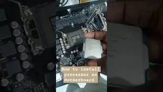 how to install processor on motherboard #buildgame #pcgaming #pcgamer