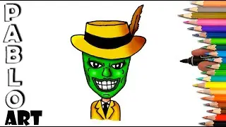 How to draw The Mask | step by step