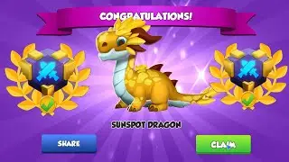 Sigil Campaign Finished ( Sunspot Dragon ) , Dragon Mania Legends - Gameplay Part 1793 HD
